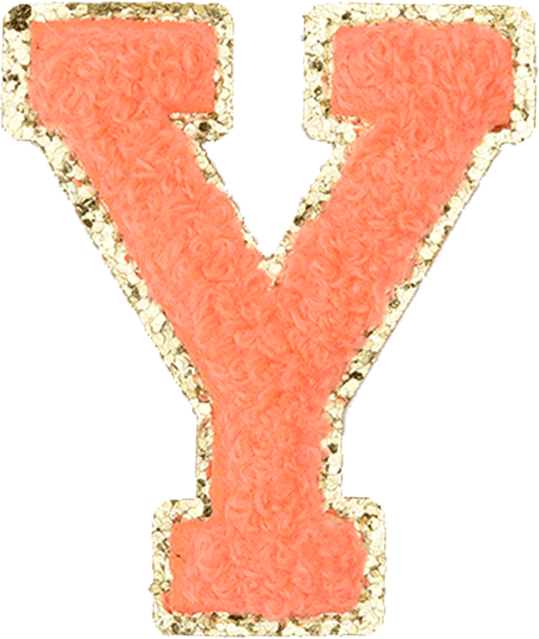 Pastel Orange Letter - The Happy Tribe