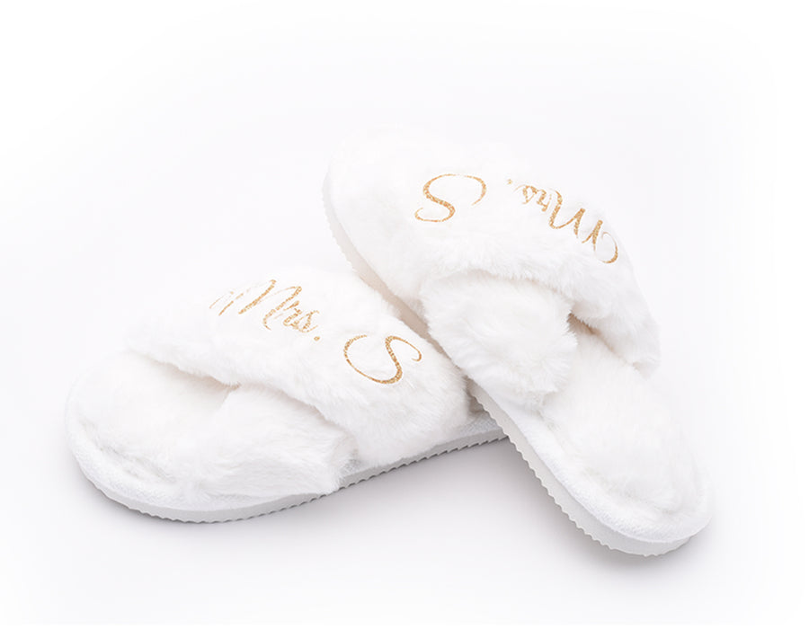 Personalised Bridal Slippers