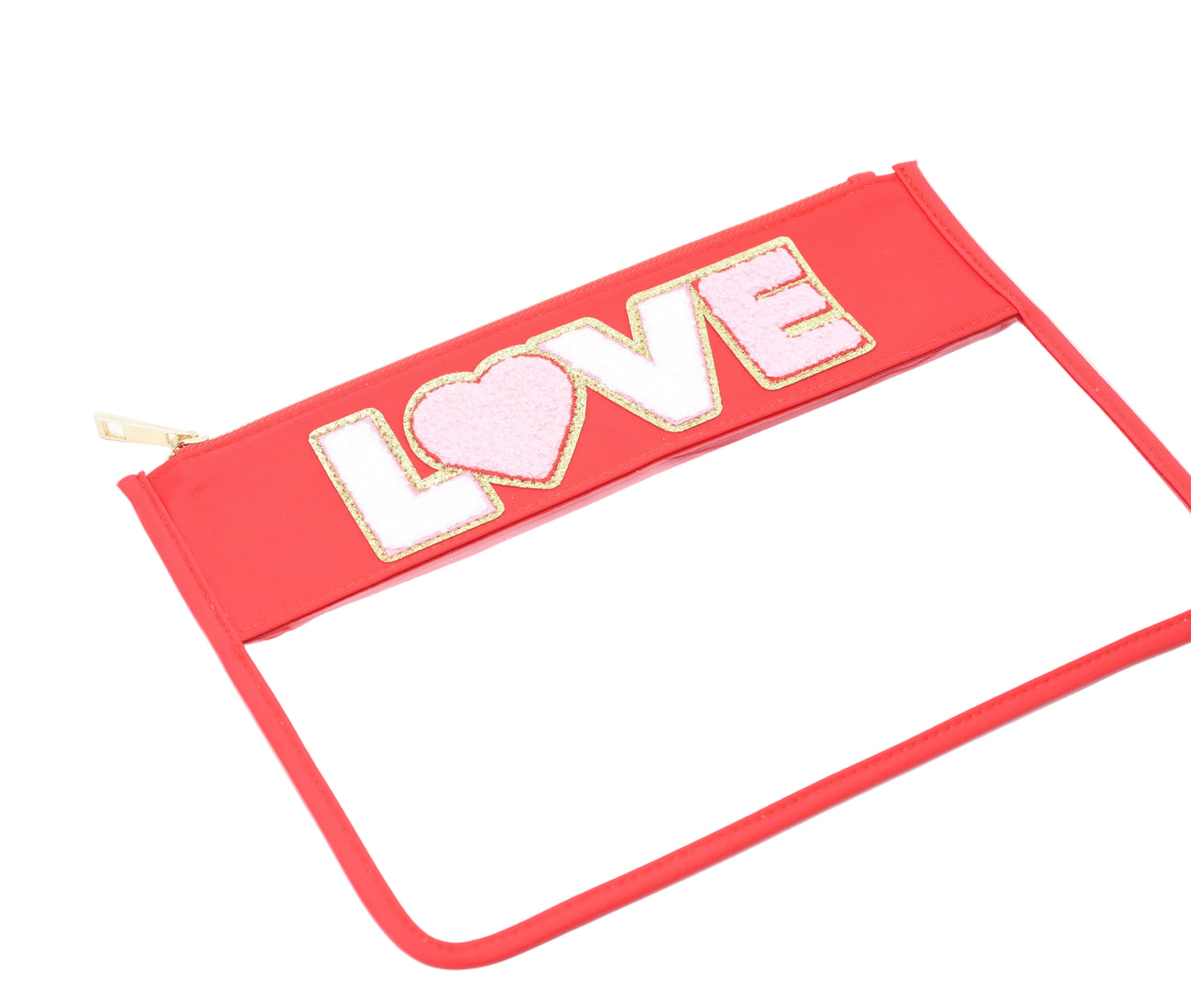 Red Travel Pouch with 