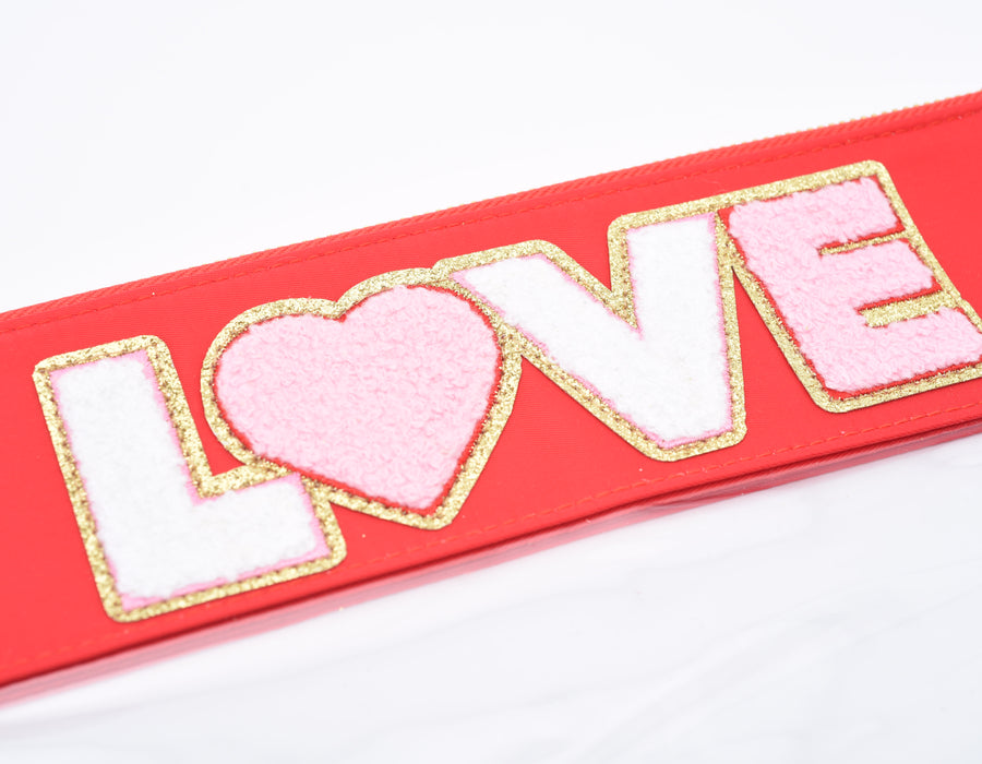 Red Travel Pouch with 