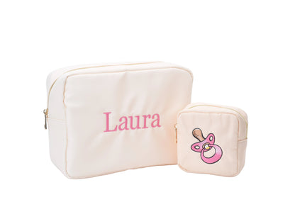 Personalised Baby Gift Set, Baby Pink