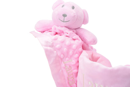 Personalised Baby Gift Set, Baby Pink
