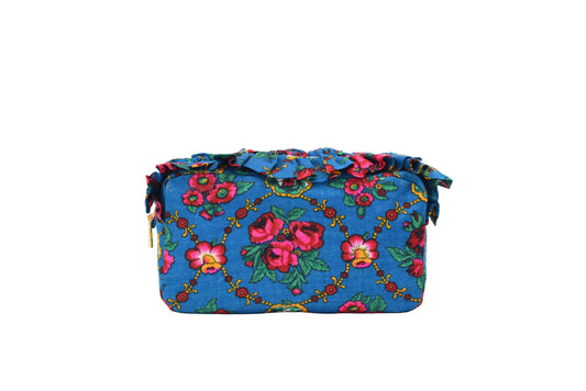 Luxury Ruffle UAE Heritage Pouch – Medium