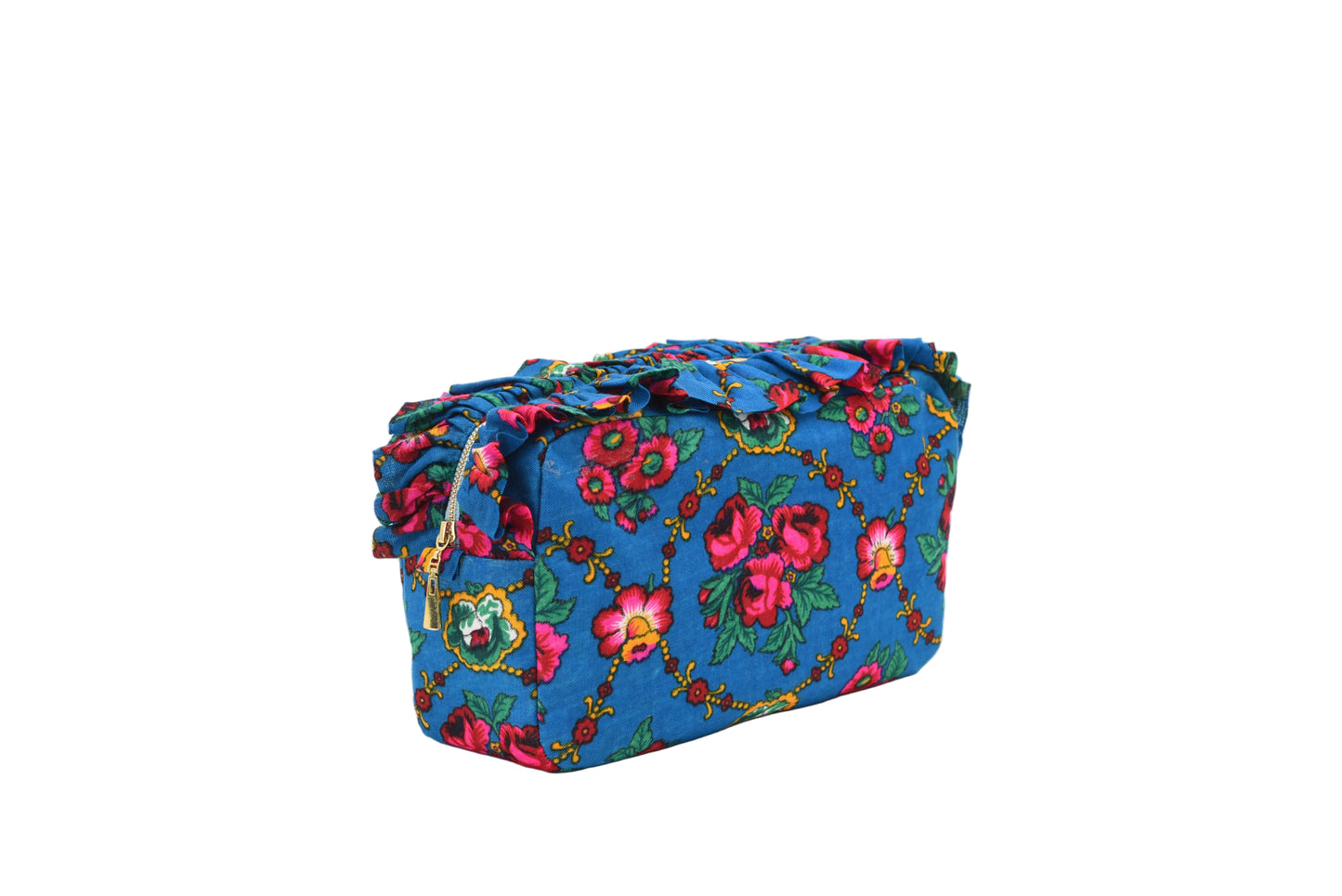 Luxury Ruffle UAE Heritage Pouch – Medium
