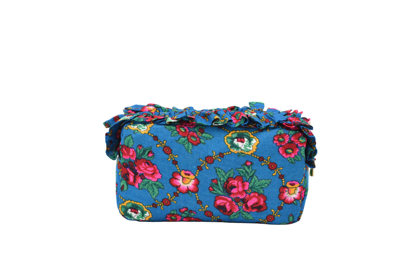 Luxury Ruffle UAE Heritage Pouch – Medium