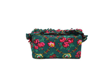 Luxury Ruffle UAE Heritage Pouch – Medium