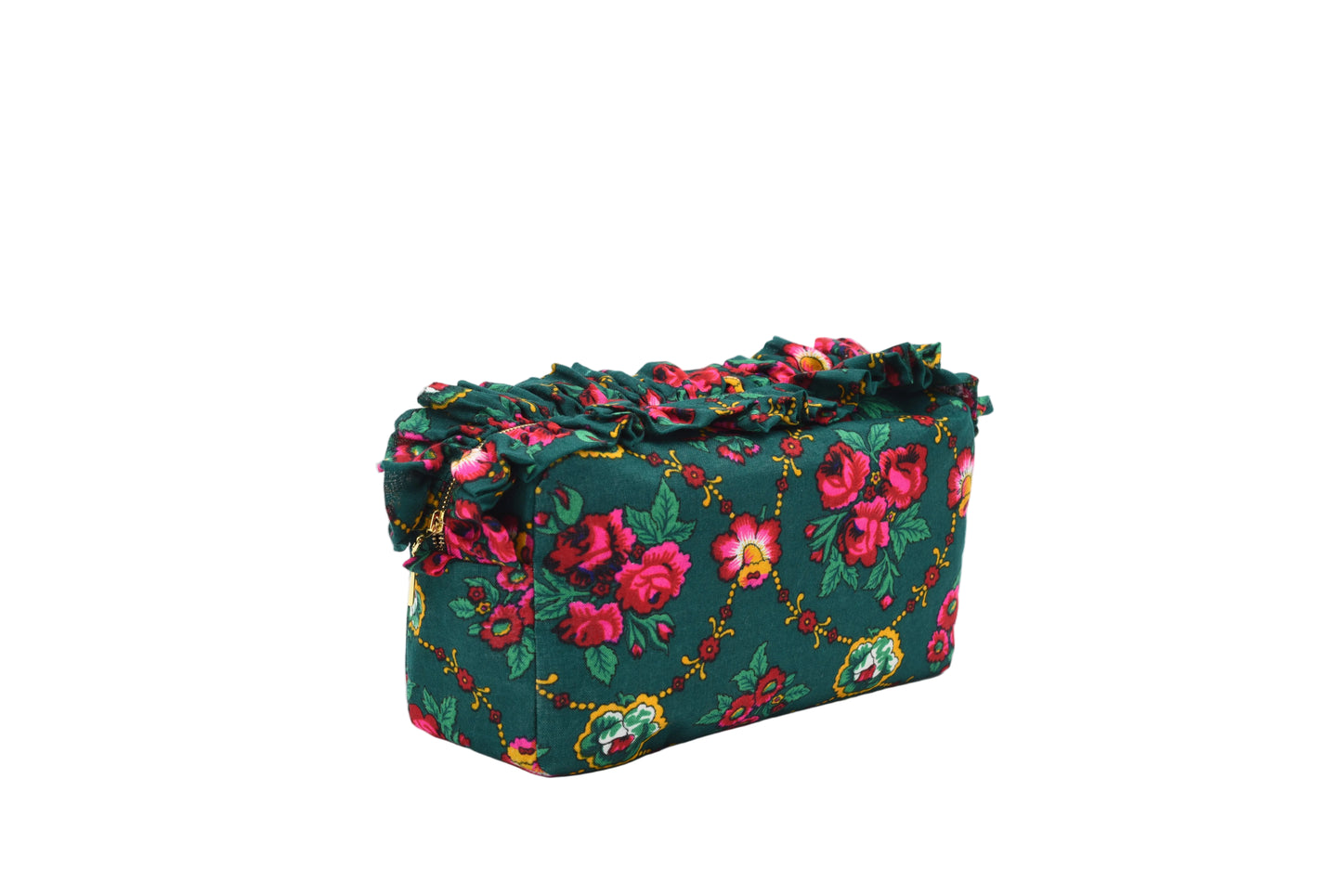 Luxury Ruffle UAE Heritage Pouch – Medium
