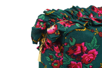 Luxury Ruffle UAE Heritage Pouch – Medium