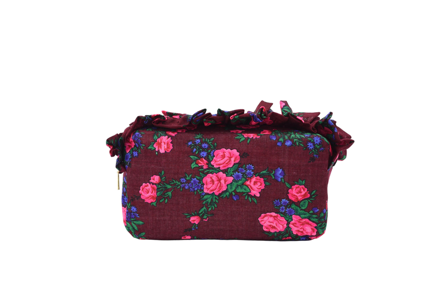 Arabic "Beauty" Ruffle Pouch, Medium
