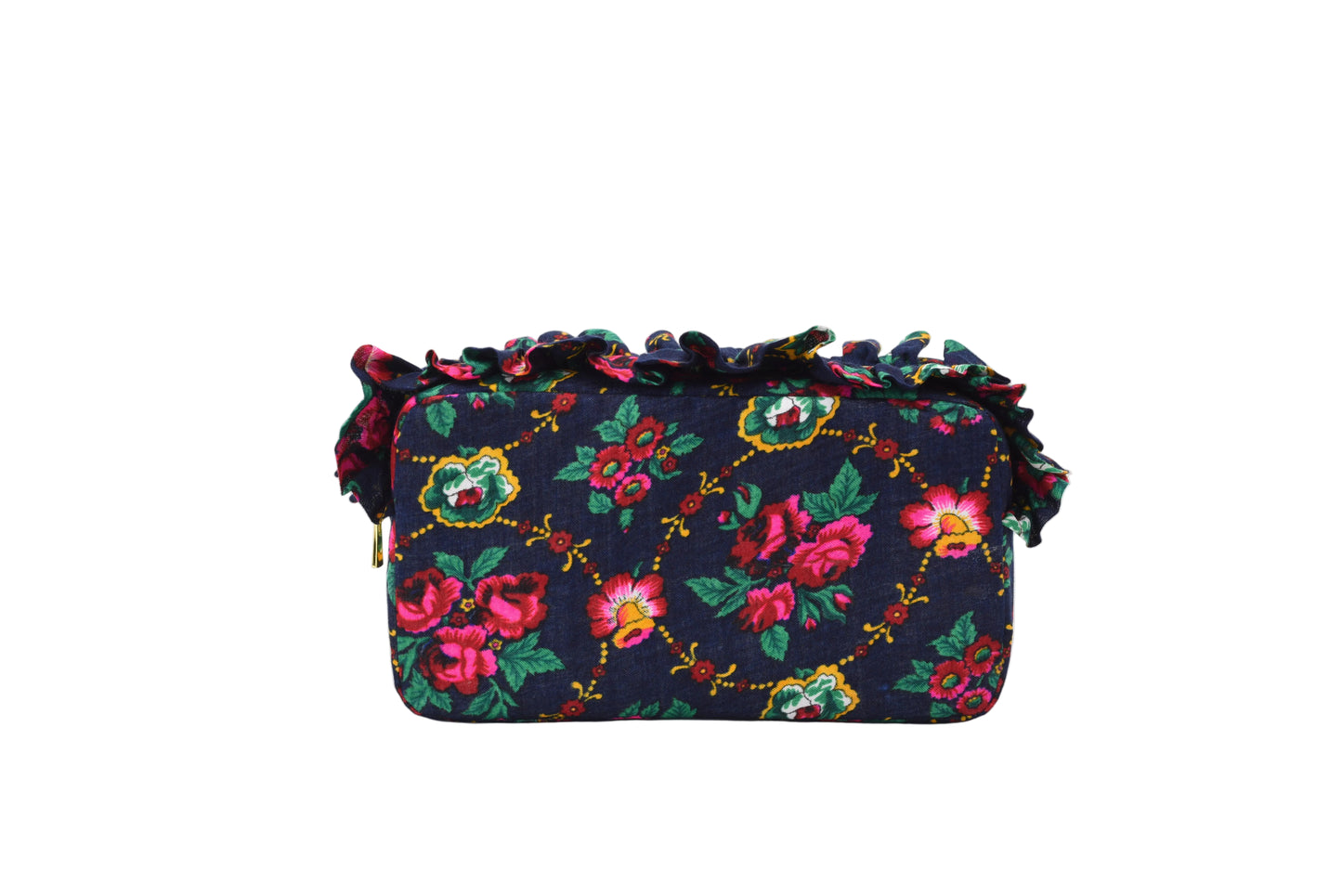 Luxury Ruffle UAE Heritage Pouch – Medium