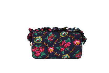 Luxury Ruffle UAE Heritage Pouch – Medium