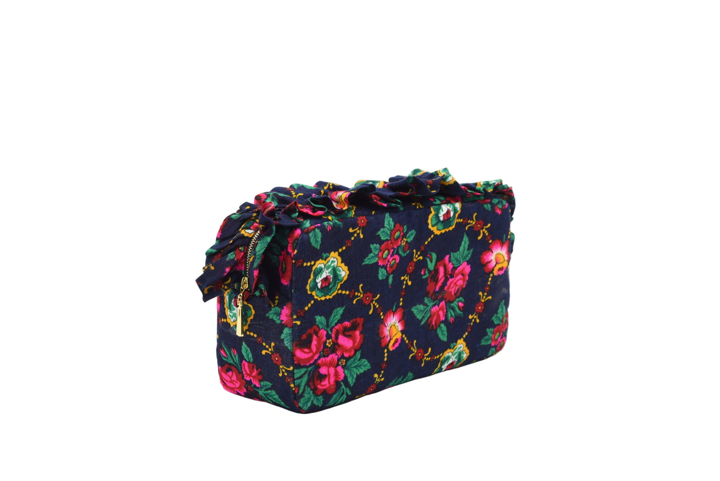 Luxury Ruffle UAE Heritage Pouch – Medium
