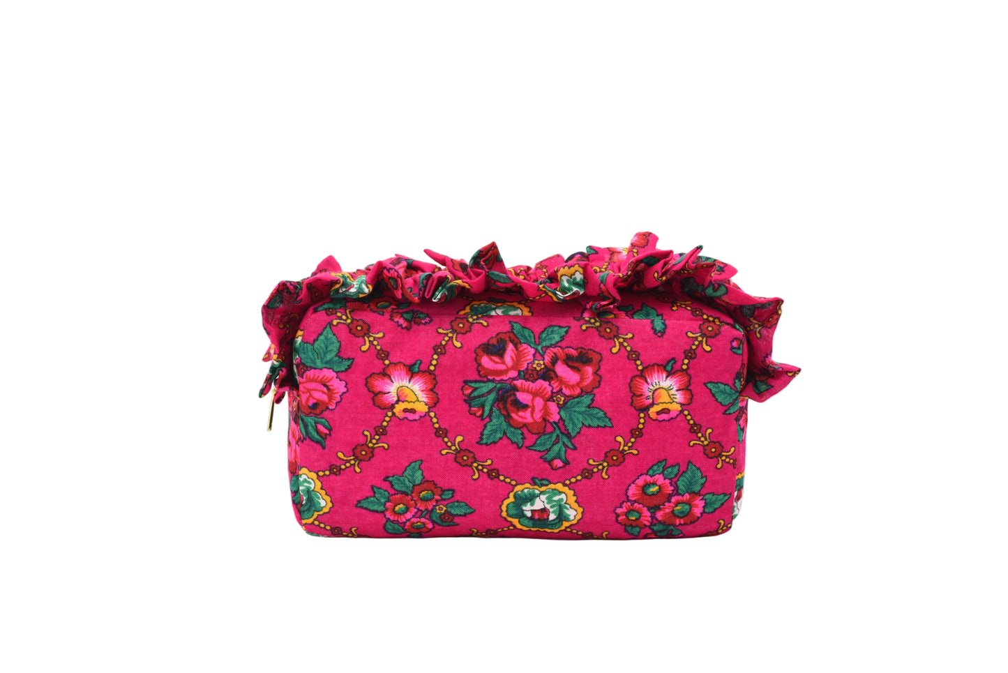 Luxury Ruffle UAE Heritage Pouch – Medium