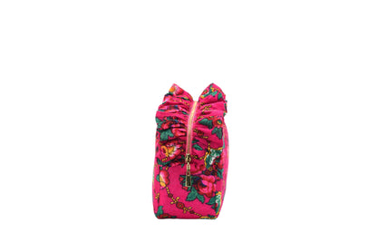Luxury Ruffle UAE Heritage Pouch – Medium