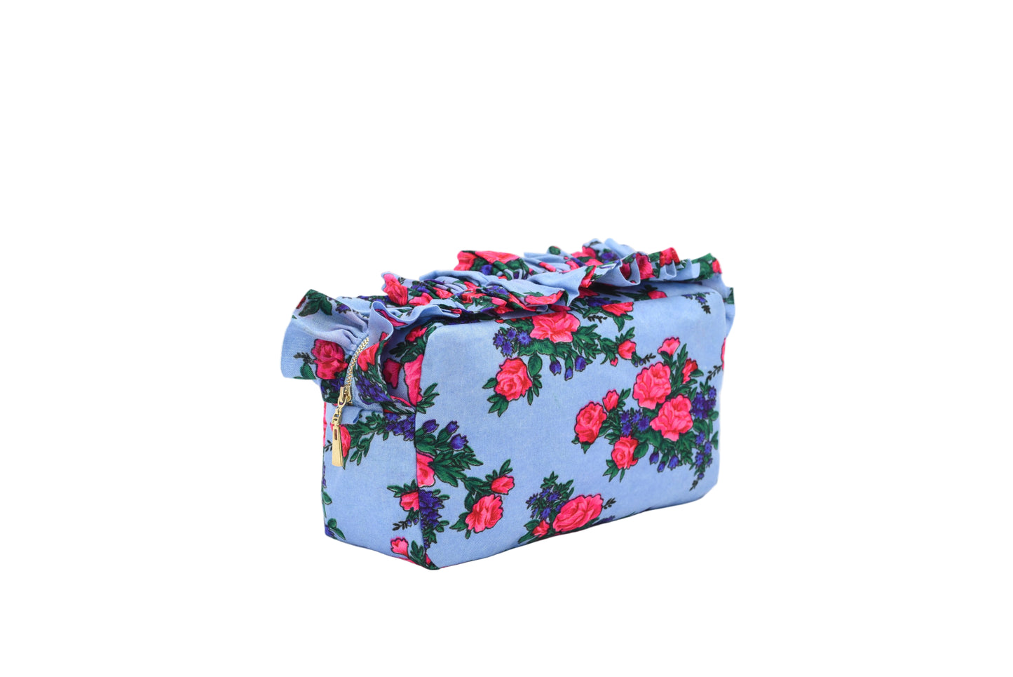 Luxury Ruffle UAE Heritage Pouch – Medium