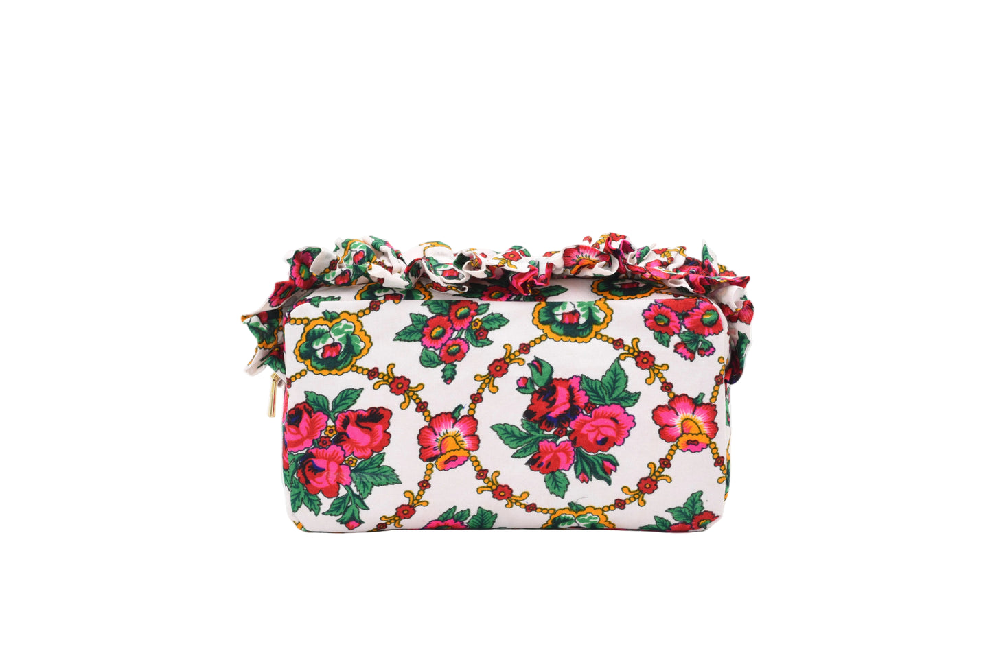Luxury Ruffle UAE Heritage Pouch – Medium