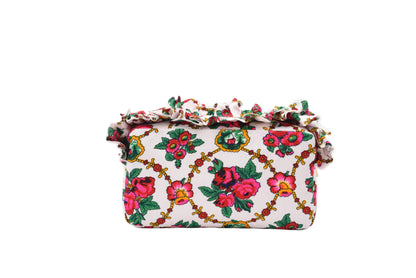 Luxury Ruffle UAE Heritage Pouch – Medium