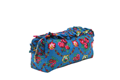 Luxury Personalised LargeRuffle Heritage Pouch