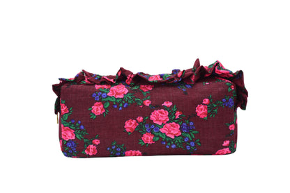 Luxury Personalised LargeRuffle Heritage Pouch