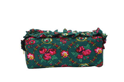 Luxury Personalised LargeRuffle Heritage Pouch