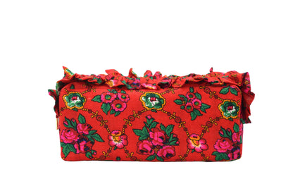 Luxury Personalised LargeRuffle Heritage Pouch