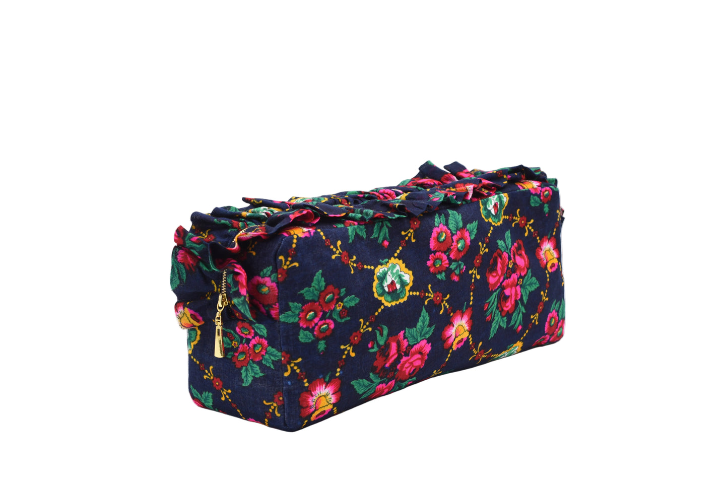 Luxury Personalised LargeRuffle Heritage Pouch