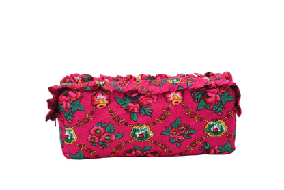 Luxury Personalised LargeRuffle Heritage Pouch