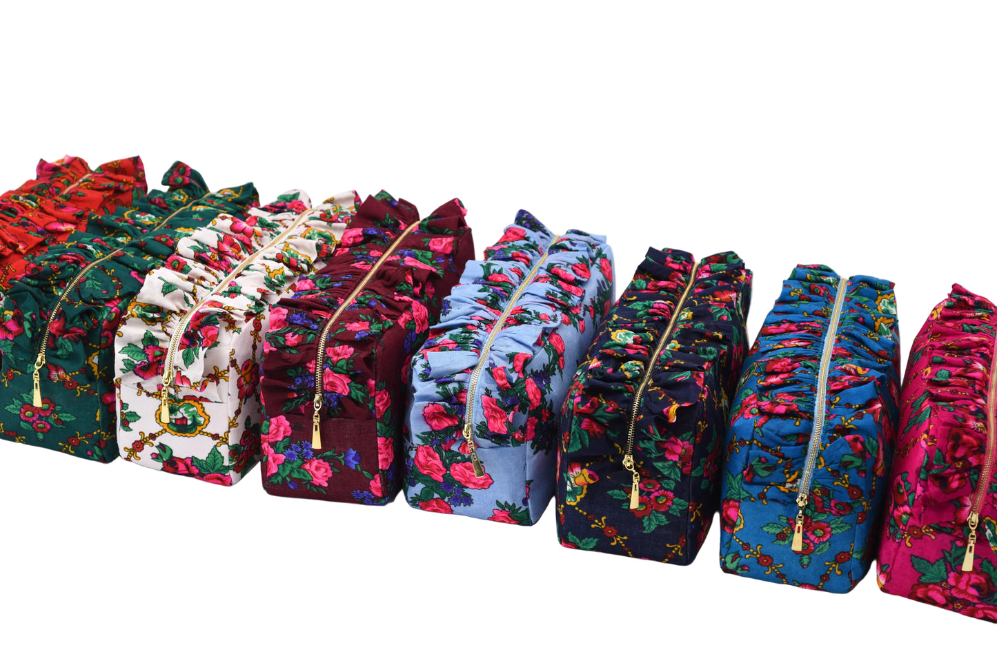 Luxury Personalised LargeRuffle Heritage Pouch