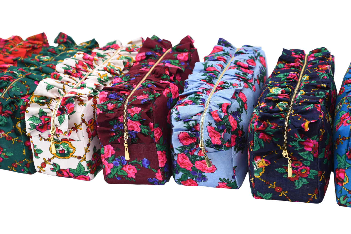 Luxury Personalised LargeRuffle Heritage Pouch