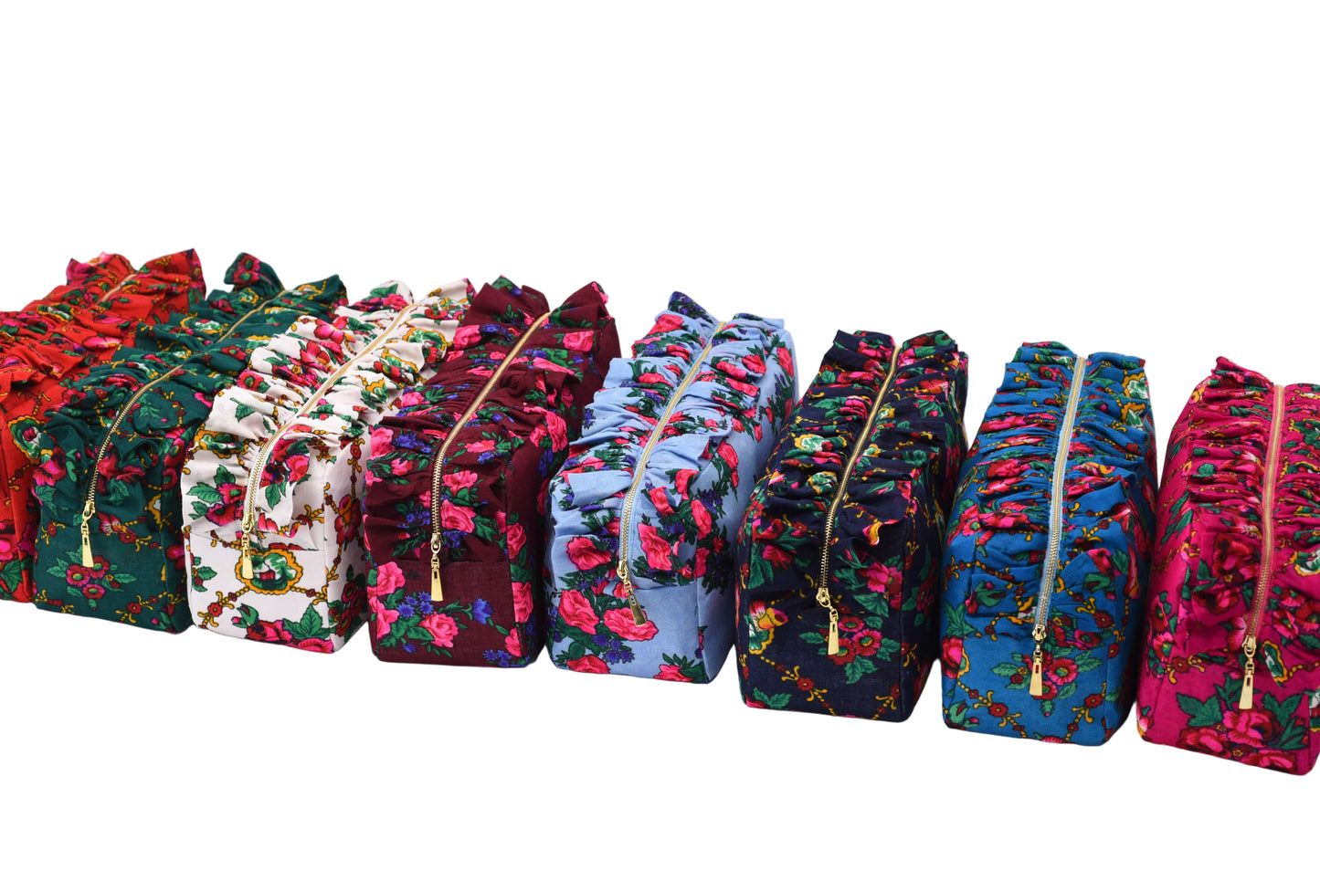 Luxury Personalised LargeRuffle Heritage Pouch