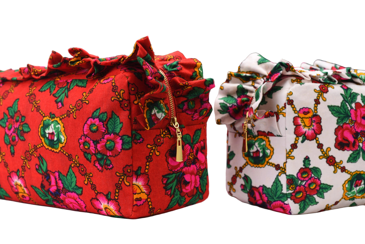 Luxury Personalised LargeRuffle Heritage Pouch