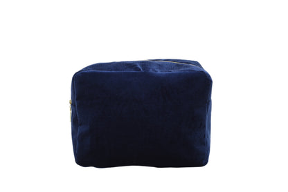 Luxury Personalised Velvet Large Pouch, Bold Edit
