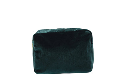 Luxury Personalised Velvet Large Pouch, Bold Edit