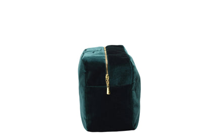 Luxury Personalised Velvet Large Pouch, Bold Edit