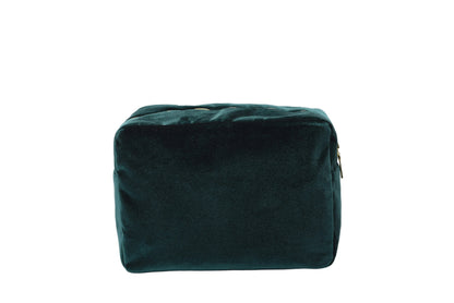 Luxury Personalised Velvet Large Pouch, Bold Edit