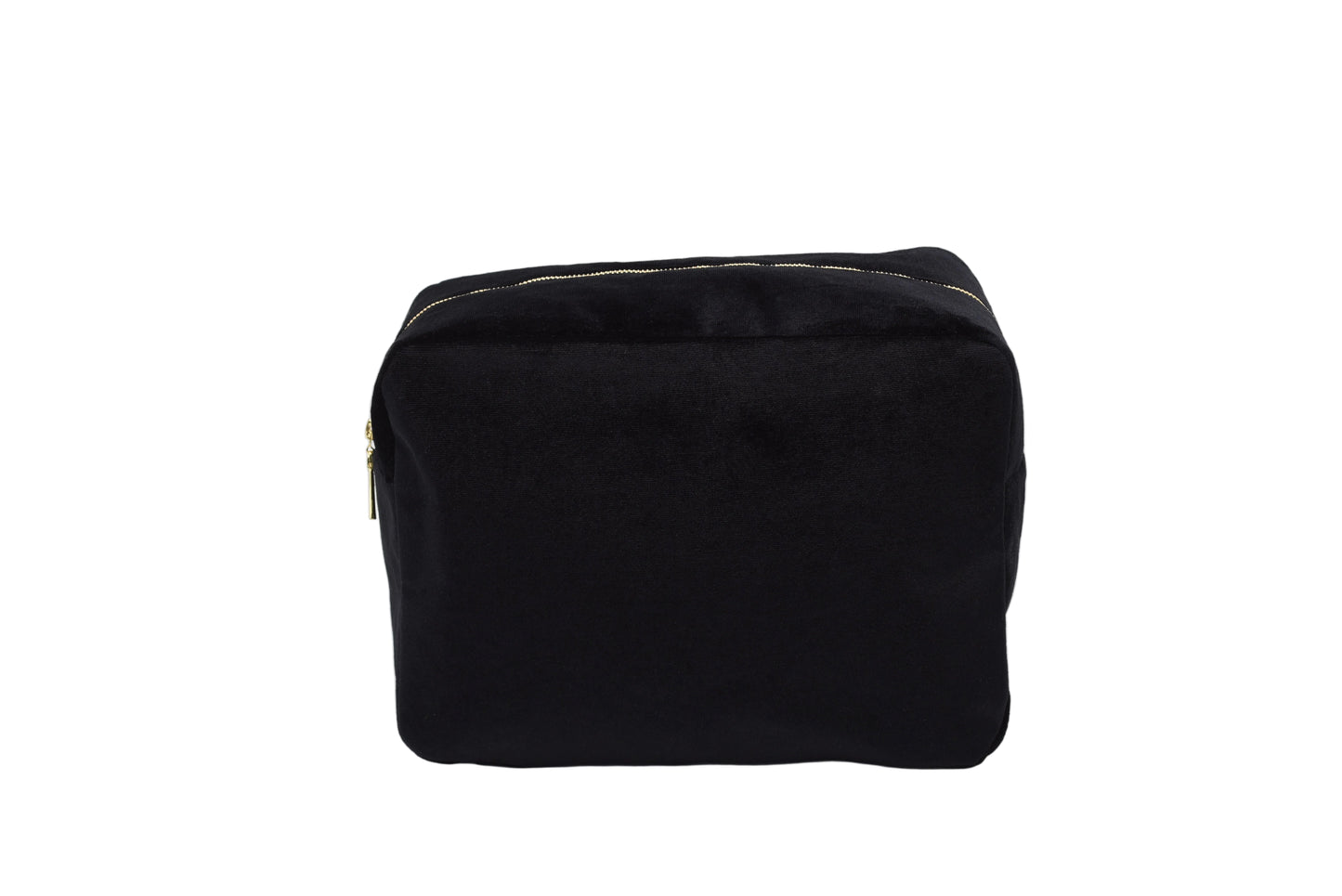 Luxury Personalised Velvet Large Pouch, Bold Edit
