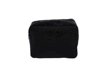 Luxury Personalised Velvet Large Pouch, Bold Edit