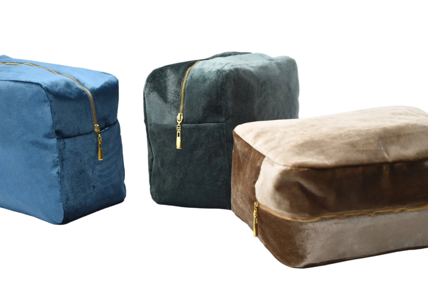 Luxury Personalised Velvet, Pastel Edit, Large Pouch