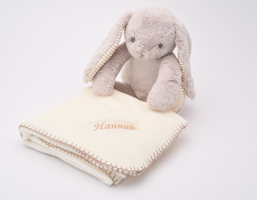 Personalised  Bunny Comforter & Baby blanket