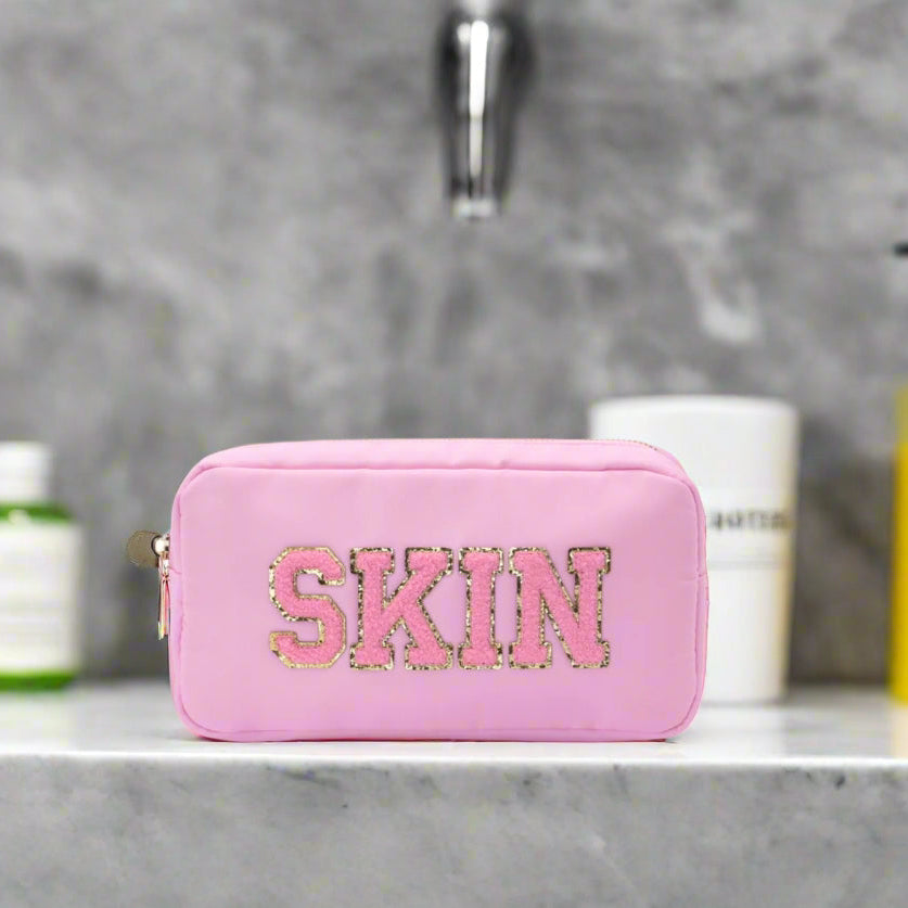 Baby Pink Small Pouch - "Skin" - The Happy Tribe