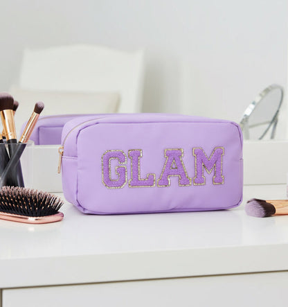 Lilac Medium Pouch - "Glam" - The Happy Tribe