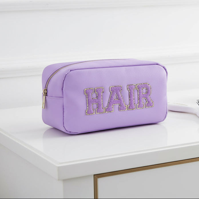 Lilac Medium Pouch - "Hair" - The Happy Tribe