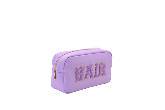 Lilac Medium Pouch - "Hair" - The Happy Tribe