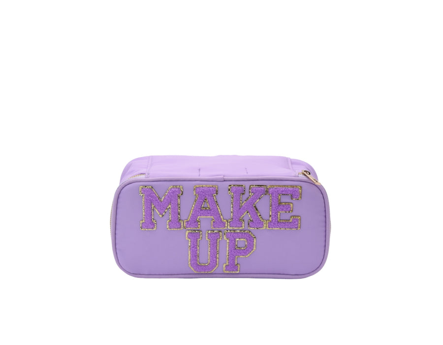 Lilac Solid Make Up Case - 