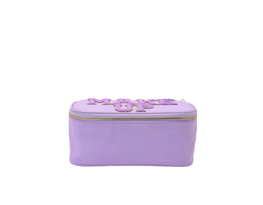 Lilac Solid Make Up Case - 