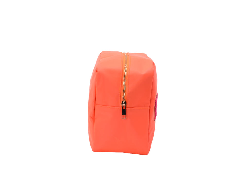 Neon Orange Large Pouch - 