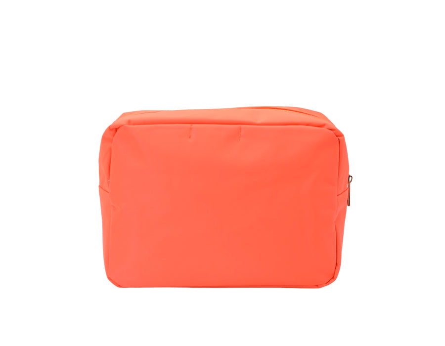 Neon Orange Large Pouch - 