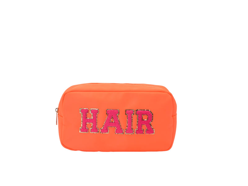 Neon Orange Medium Pouch 