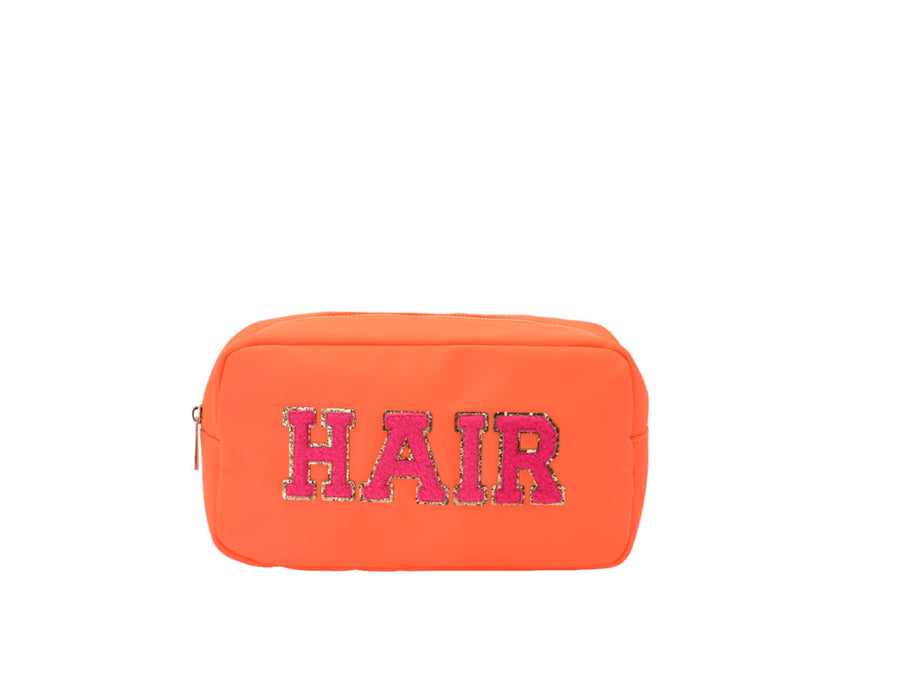 Neon Orange Medium Pouch 