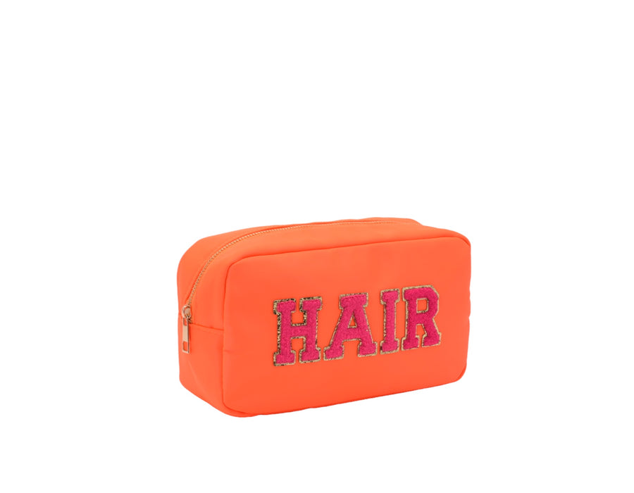 Neon Orange Medium Pouch 